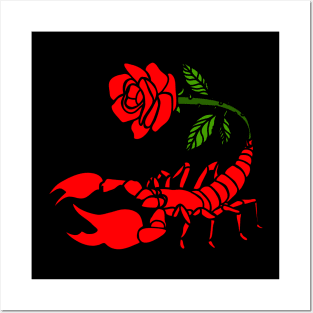 Scorpio rose stinger Posters and Art